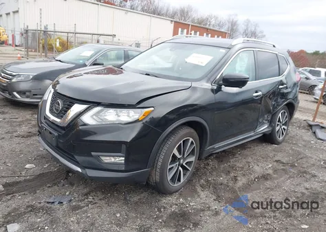 2019 Nissan Rogue Sl z USA, uszkodzony, nr VIN 5N1AT2MV0KC744353